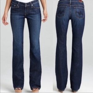 AG ADRIANO GOLDSCHMIED the jessie curvy boot cut denim jean size 31R